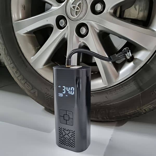 car rechargeable air pump with power bank for Toyota honda Suzuki etc 1