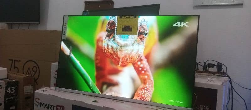 2day Sale 75" inch Borderless 4k FHD Led tv best quality 1