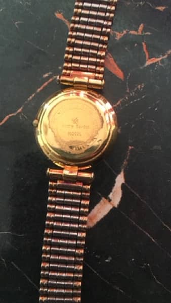 Andre Bardot 22 k gold plated watch 2