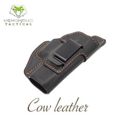Holsters with inside leather lining to avoid scratches