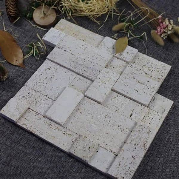 Travertine Stone Tile/Front Elevation tile/Travoteen/Wall Tile 0