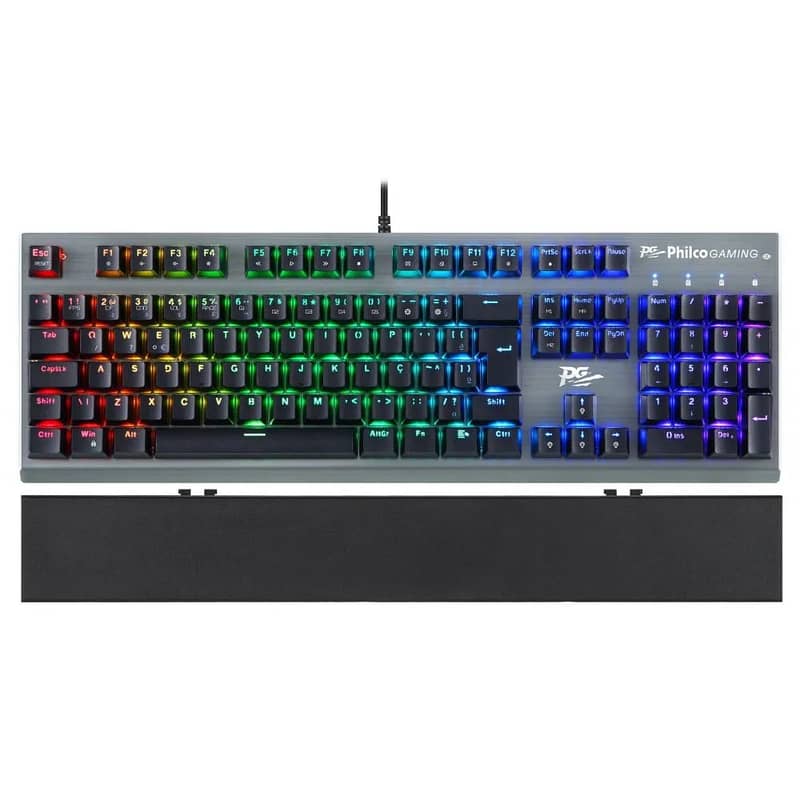 Philco Gaming Full ARGB Mechanical Gaming Keyboard with Wrist Rest 3
