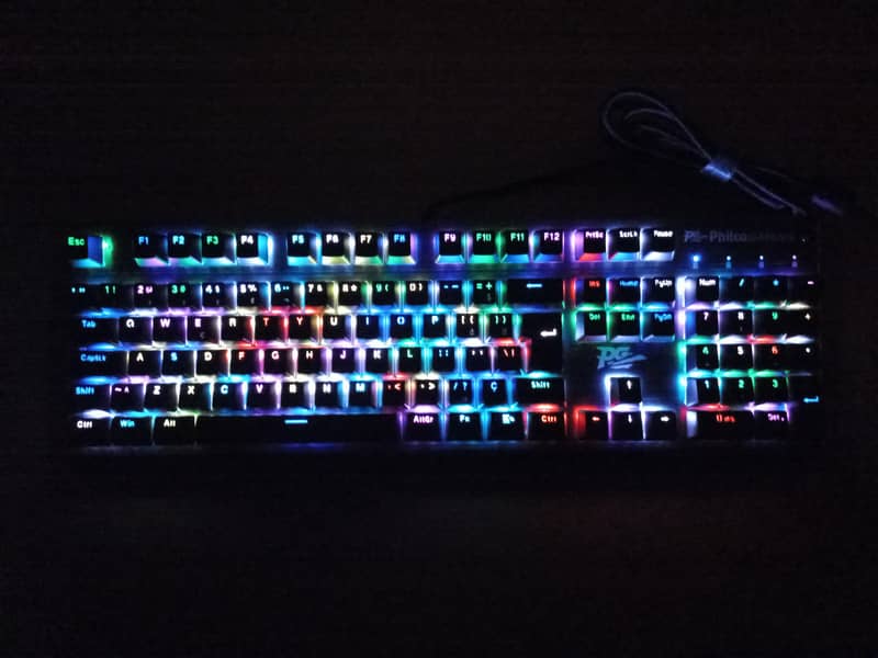 Philco Gaming Full ARGB Mechanical Gaming Keyboard with Wrist Rest 12