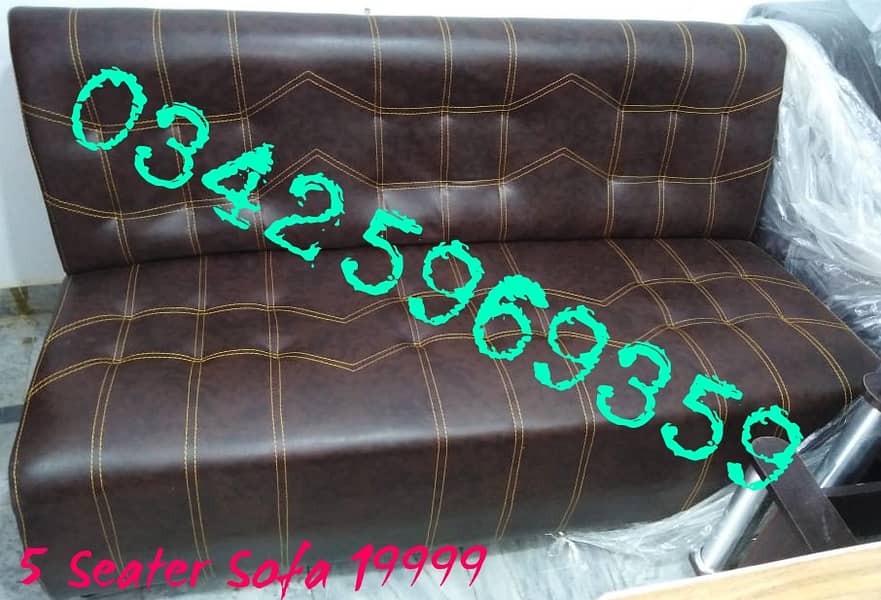 leather sofa set 5,7 seater design furniture chair table cafe parlour 7