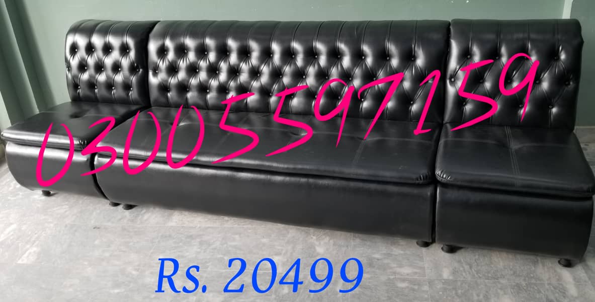 leather sofa set 5,7 seater design furniture chair table cafe parlour 10