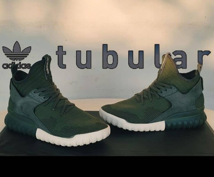 Adidas Tubular X Primeknit Shadow Green Casual, Running shoes 0