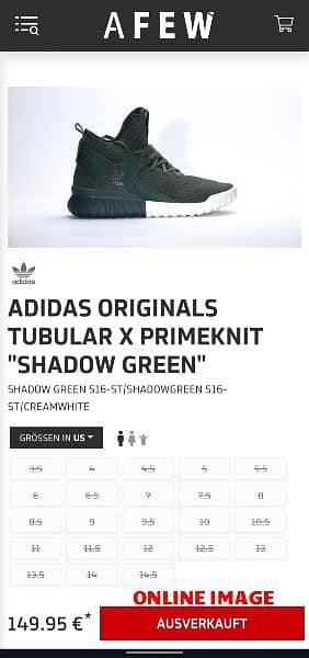 Adidas Tubular X Primeknit Shadow Green Casual, Running shoes 7