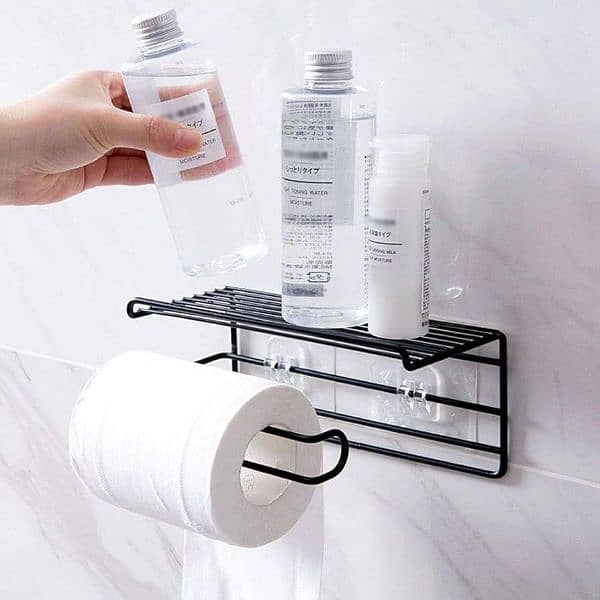 NEW YEAR SALE BATHROOM STORAGE RACK WITH STICKER 0