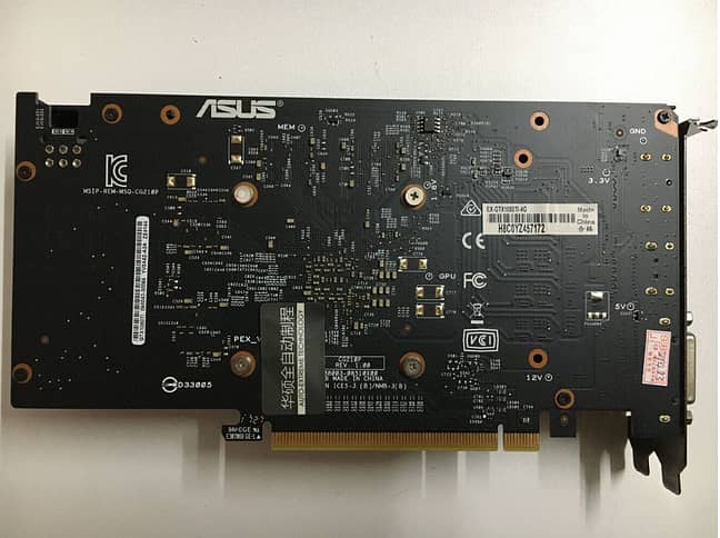 NVIDIA GeForce GTX 1050 Ti 4GB Graphics Card / Asus B85Me Motherboard 2