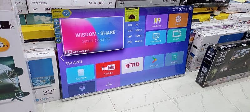 BIG screen size 65 inch android smart led tv new model 2024 3