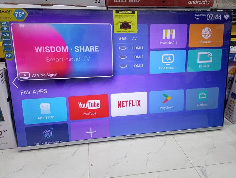 BIG screen size 65 inch android smart led tv new model 2024 5