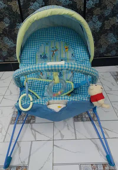 Baby brandnew bouncer battery operated 4 functions 6