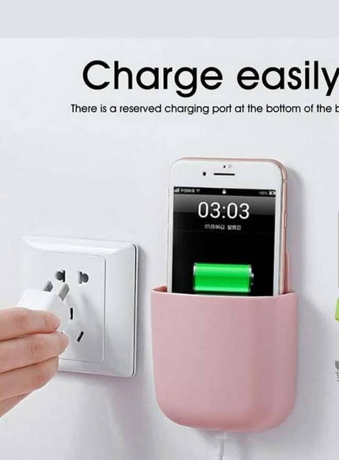 Multipurpose Mobile Holder for Home Wall Charging, Wall Mount Phone 2