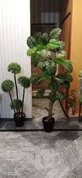 Artificial decorations  plants, indoor plants, planters, Lamps 6