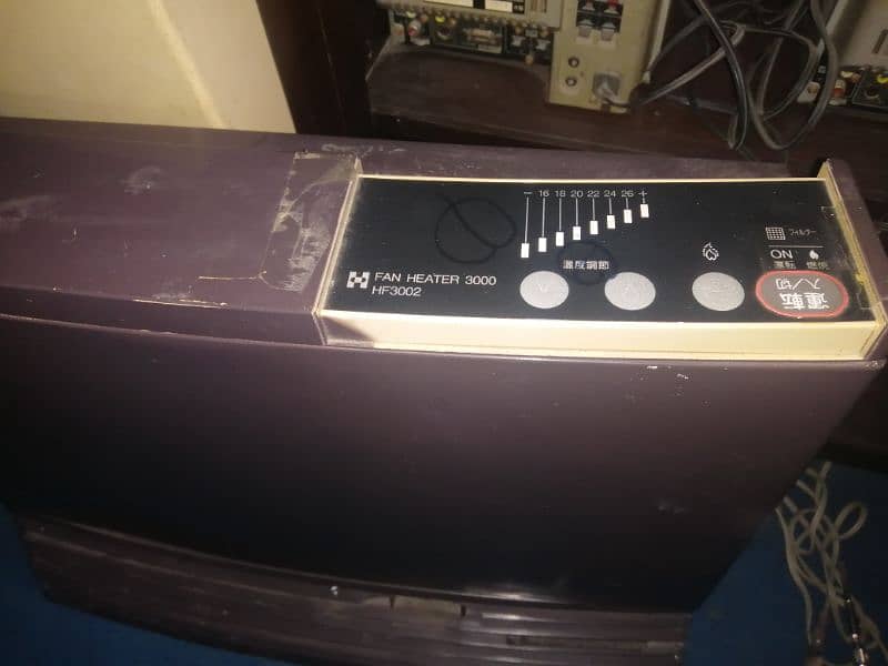 Gas fan heater Japanese is up for sale 0