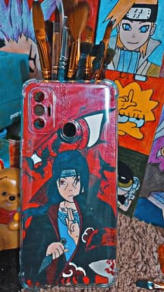 Anime mobile covers for all models hand painted acrylic