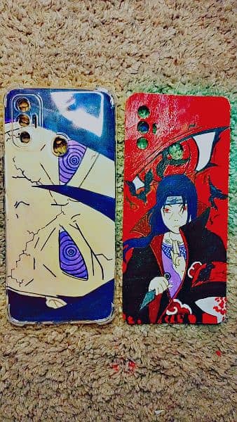 Anime mobile covers for all models hand painted acrylic 2