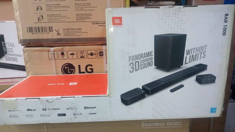 JBL 7.1 SOUND BAR DOLBY ATMOS WITH REAR SORROUND SPEAKERS 1
