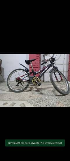 bicycle. You can pick frm Nazimabad yaa Malir