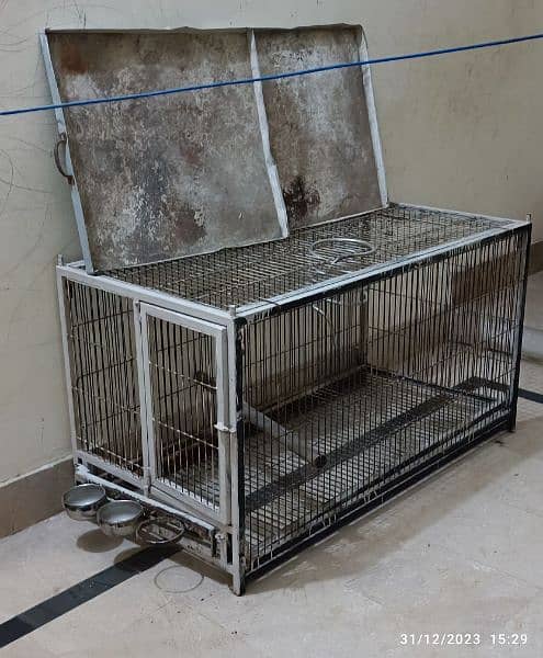 heavy weight raa and grey parrot breeding cage 2