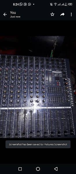 mixer pre consol 8