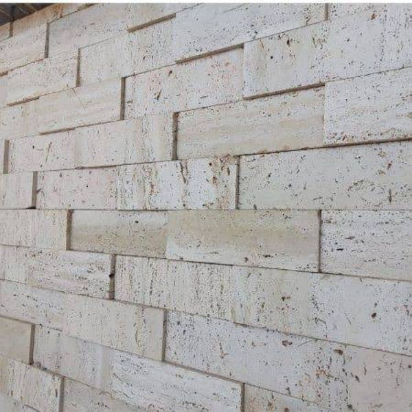 Premium 3D Travertine Stone Tile - Perfect for Walls, Floors 7