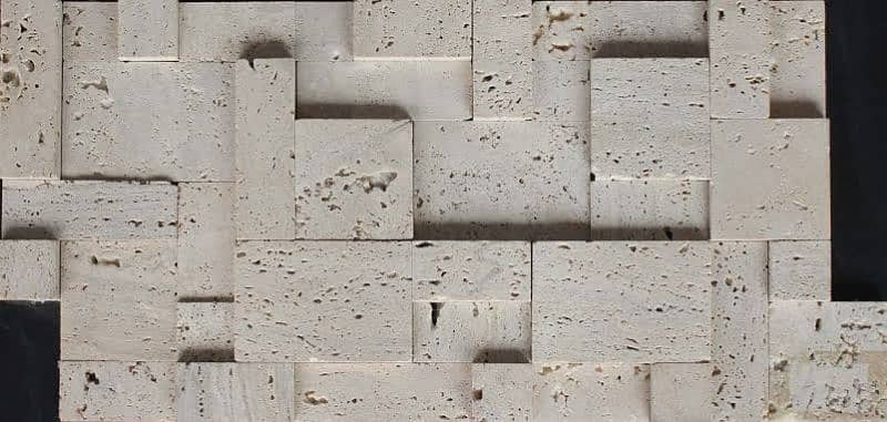 Premium 3D Travertine Stone Tile - Perfect for Walls, Floors 8