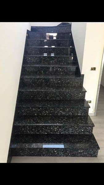 Stairs Marbles &Granites/Floor marbles/kitchen shelfs/Black Granite/ 1