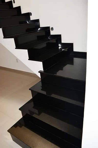 Stairs Marbles &Granites/Floor marbles/kitchen shelfs/Black Granite/ 12