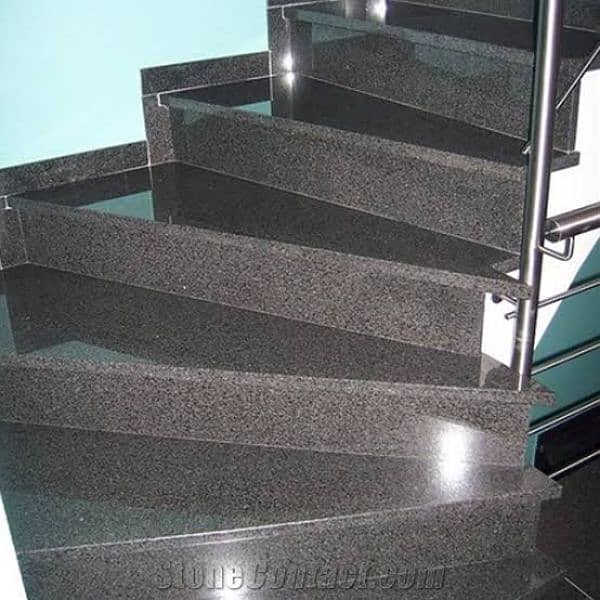 Stairs Marbles &Granites/Floor marbles/kitchen shelfs/Black Granite/ 15
