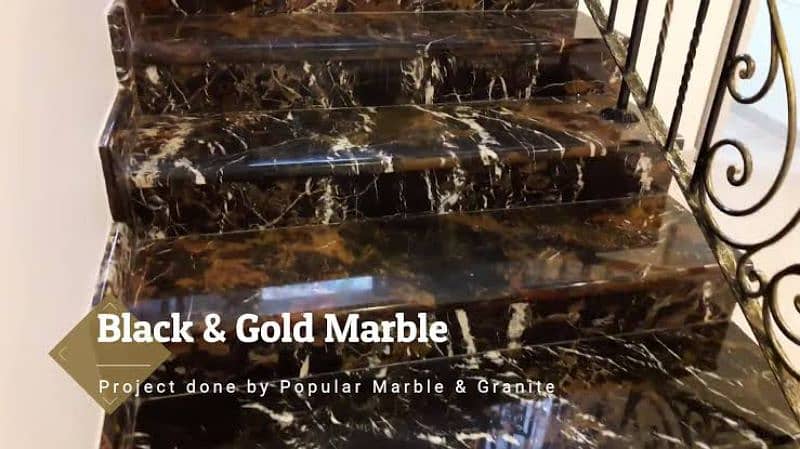 Stairs Marbles &Granites/Floor marbles/kitchen shelfs/Black Granite/ 19