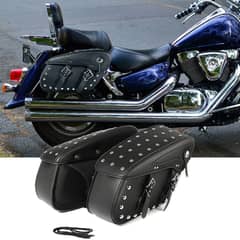Side Saddle Leather Bags Harley Davidson