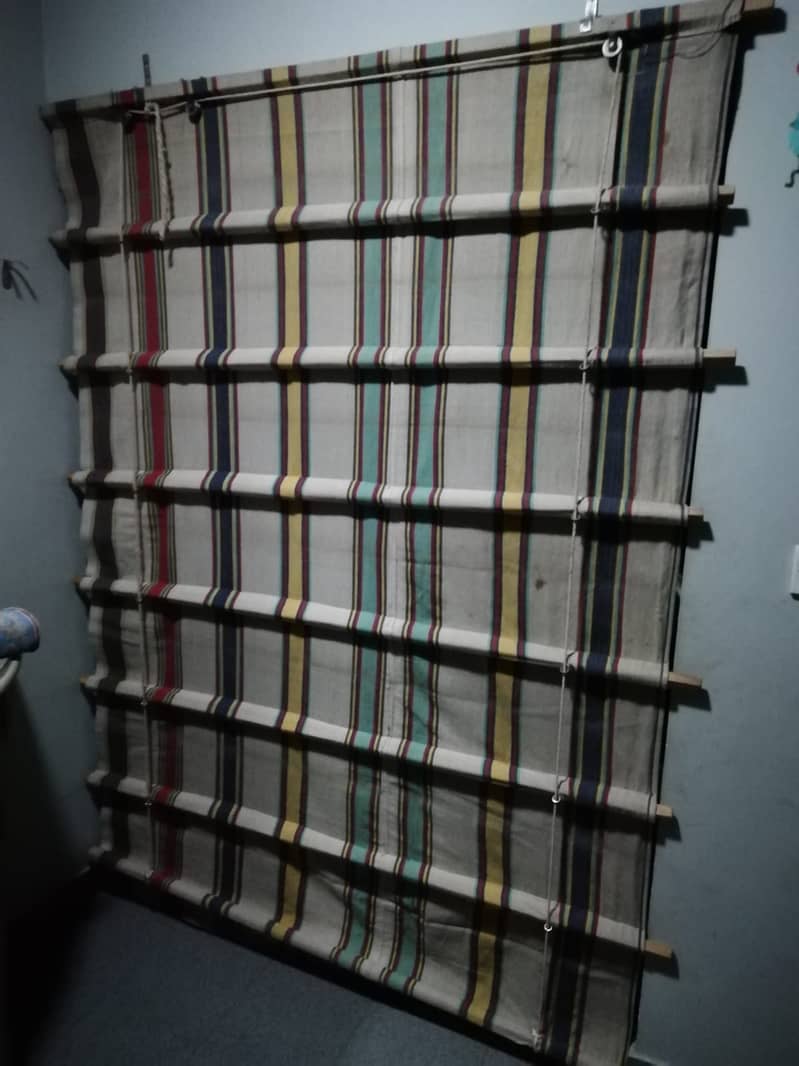 Used Curtain / blinds (Rassi wala) - 5 ft width x 6ft 9in height 0