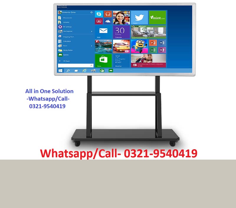 Interactive Touch Screen LED, Smart Board Digital, Touch Screen Panel 7