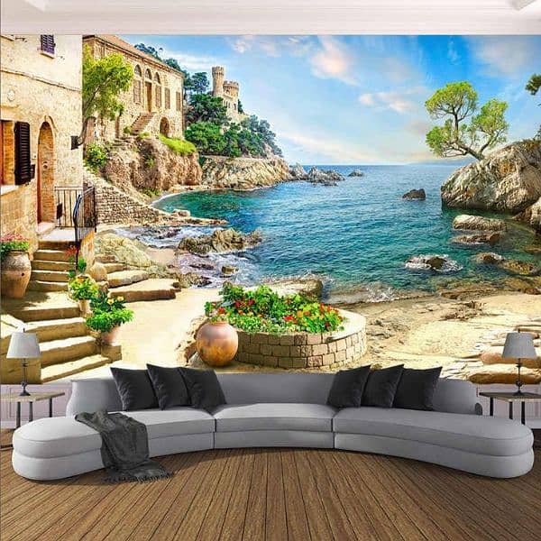 3D Wallpaper | Customized Wallpaper | Room Wallpaper| 3DFlex Wa | Canv 7