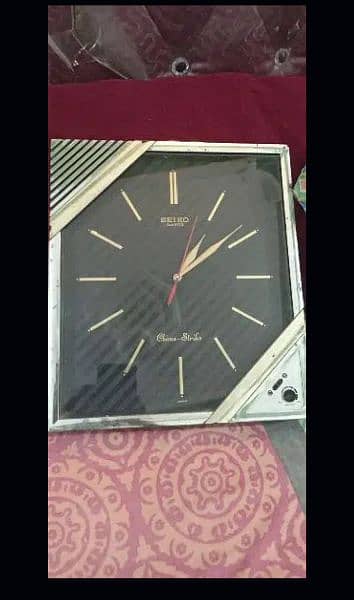 Antique Seiko 5 original Japan Vintage Classic Wall Clock strike Chime 0