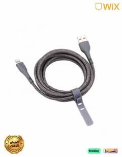 WIX USB to iphone braided 2 Meter cable