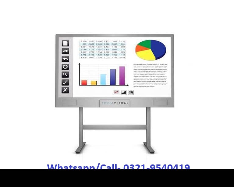 Smart Board Interactive White Board, Touch Led Panel, Digital Board, 6