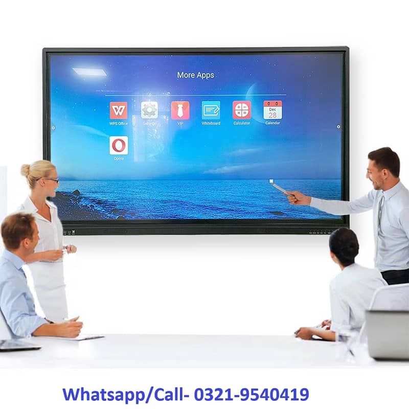 Smart Board Interactive White Board, Touch Led Panel, Digital Board, 9