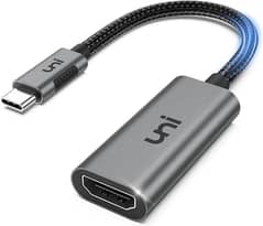 UNI Usb C to HDMI Adapter Thunderbolt 3 4K@60Hz for Laptop, MacBooks