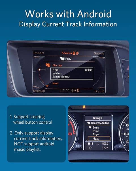 INVERY Airdual Car Bluetooth 5.0 aptX-HD Adapter for 30 pin iPad 0
