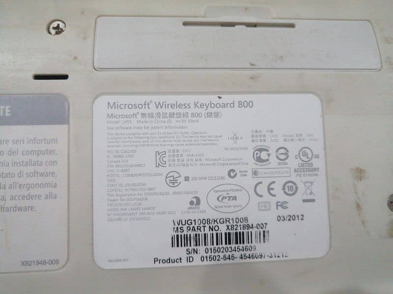 original Microsoft wireless keyboard 2