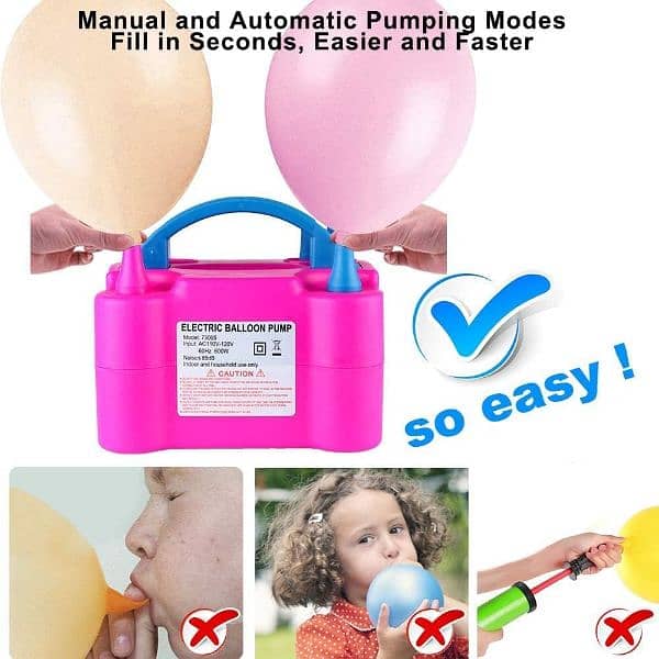 MVPOWER HS-607 ELECTRIC BALLOON PUMP 1