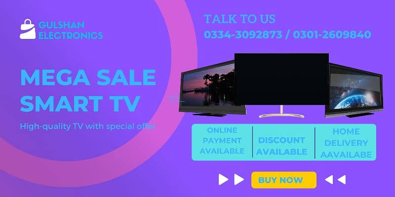 GULSHAN ELECTRONICS PRESENT 43 INCH SMART UHD LED TV AVAILABLE 1