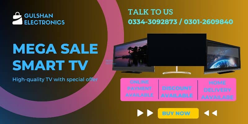 GULSHAN ELECTRONICS PRESENT 43 INCH SMART UHD LED TV AVAILABLE 2