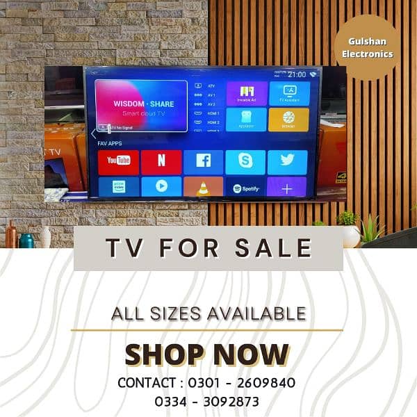 43 INCH SMART LED TV NEW YEAR OFFER BY GULSHAN ELECTRONICS 1