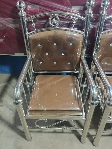 Steel Sofa chairs set 0