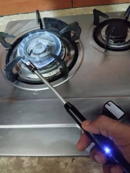 electric rechargeable lighter for kitchen and BBQ wind proof 1