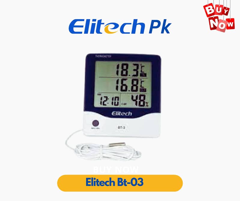 BT-03 Hygrometer Elitech Indoor Temperature Recorder(v) 1