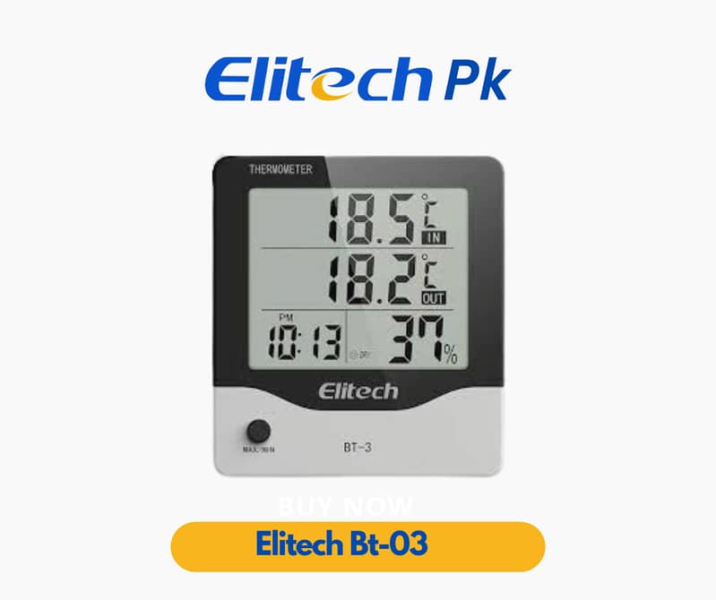 BT-03 Hygrometer Elitech Indoor Temperature Recorder(v) 2